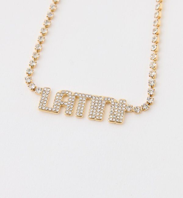  「【Latini】ロゴネックレス」|その他|