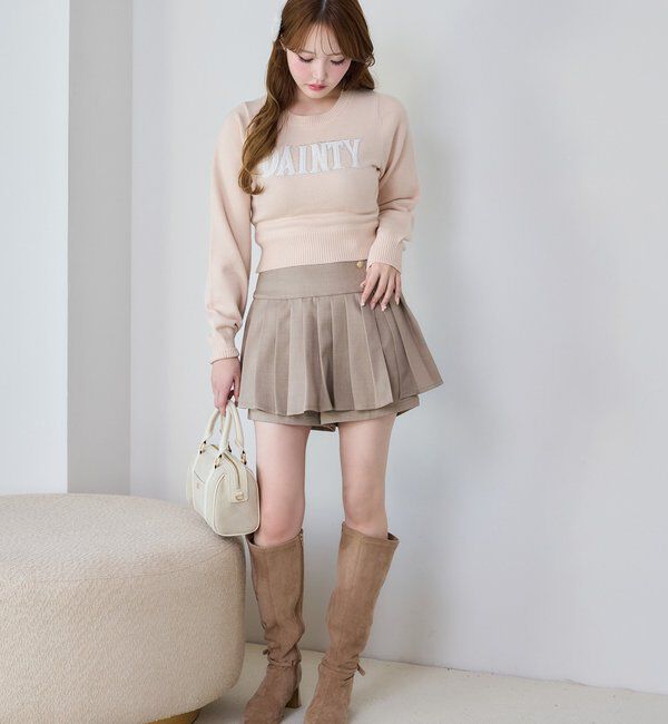  「キラキラロゴ入りアソートニット」|ニット・セーター|