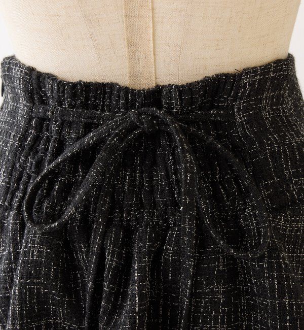  「【SMサイズ展開あり】ツイードプリーツミニスカート」|スカート|