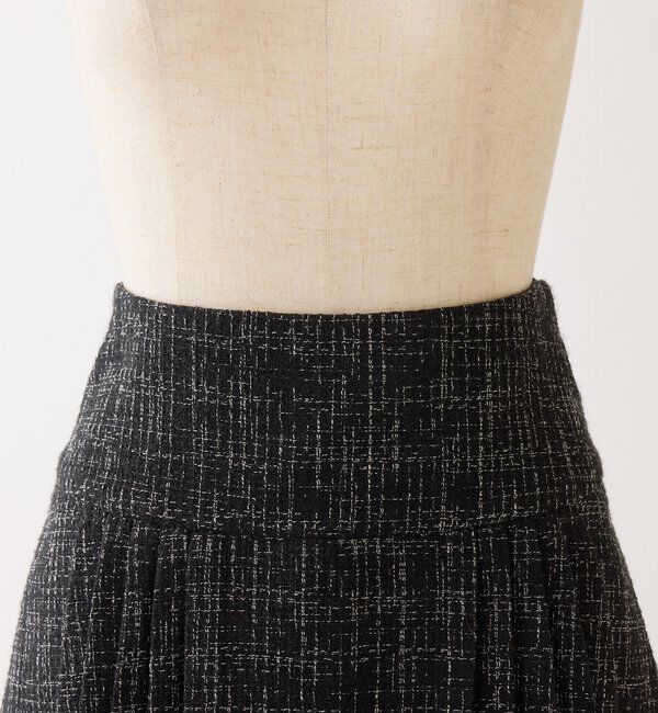  「【SMサイズ展開あり】ツイードプリーツミニスカート」|スカート|