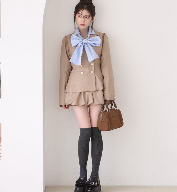  「【SMサイズ展開あり】バルーンミニスカート」|スカート|