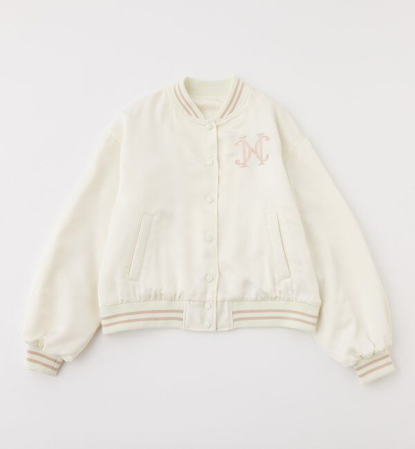  「ロゴ入りスカジャン」|ダウンベスト・ベスト|