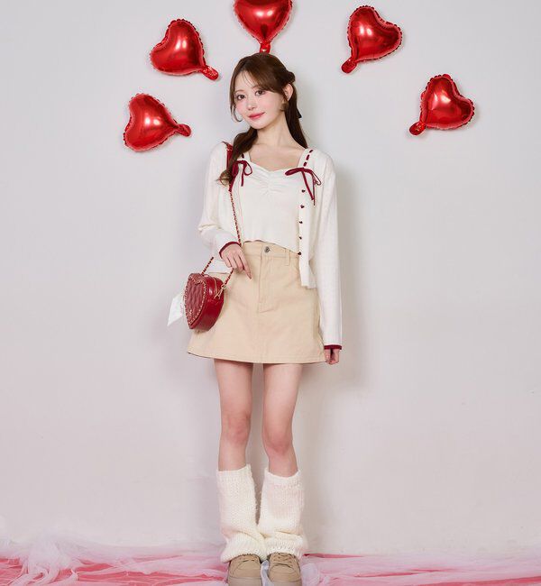  「ハートポケットミニスカート」|スカート|