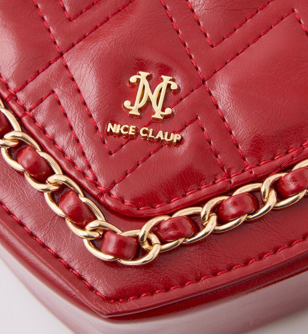  「リボン付きキルティングハートバッグ」|ショルダー・メッセンジャー|