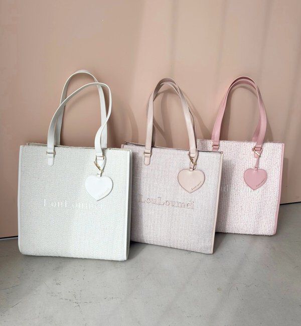  「【LouLoumei】ハートチャーム付きキャリーオントート/自立可能/推し活」|その他|