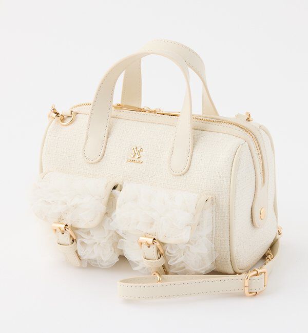  「チュールポケットミニボストンバッグ」|ショルダー・メッセンジャー|