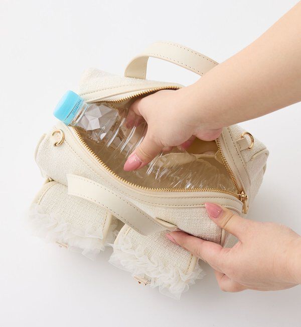  「チュールポケットミニボストンバッグ」|ショルダー・メッセンジャー|
