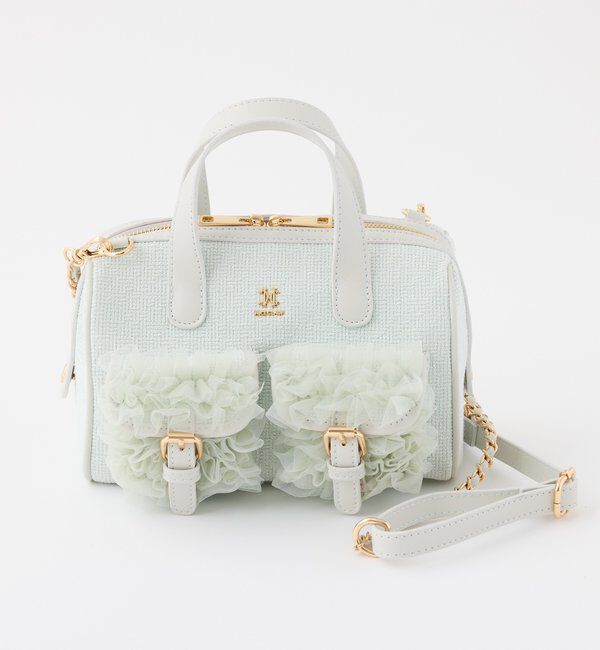  「チュールポケットミニボストンバッグ」|ショルダー・メッセンジャー|