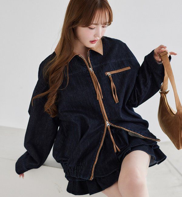  「【REVIVAL】WEB限定/セットアップ対応/ティアードミニスカート」|スカート|