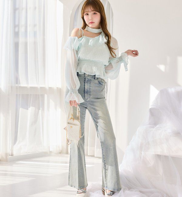  「2WAYワンショルフリルブラウス」|シャツ・ブラウス|