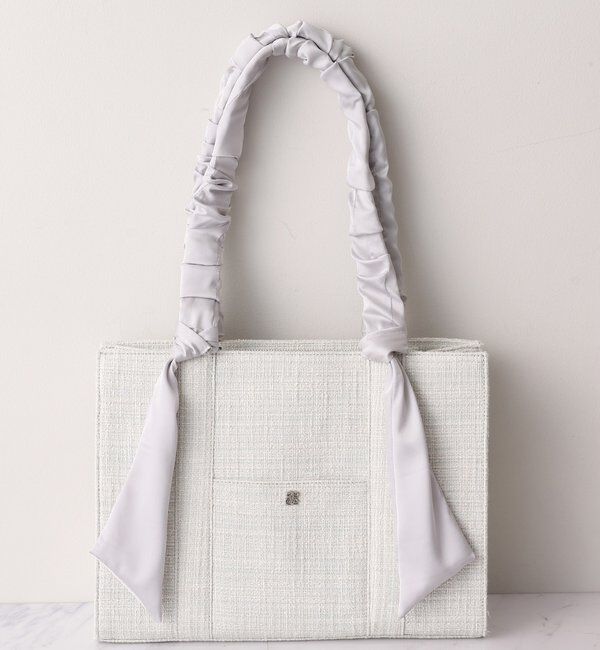  「キャリーオン可能/ギャザーハンドルトートバッグ/A4対応」|ショルダー・メッセンジャー|ブルー系その他