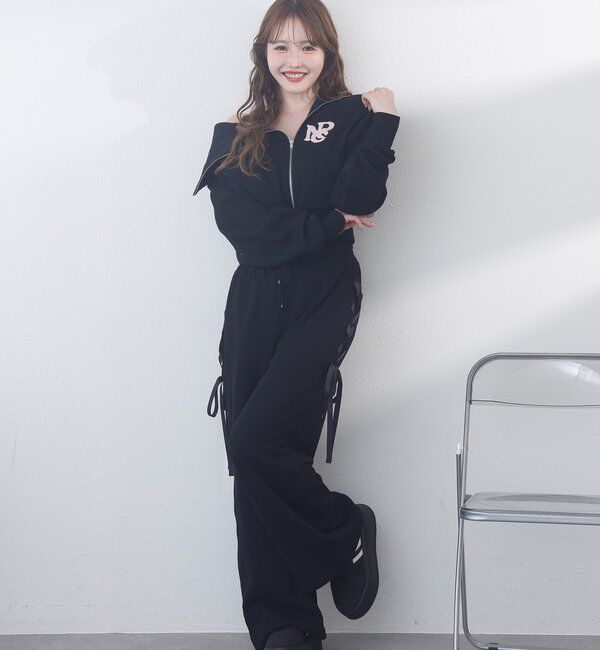  「【セットアップ可能】セーラーカラーロゴスウェット」|プルオーバー|