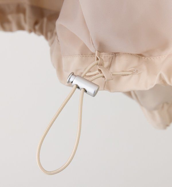  「ドロストリボンポケット付きマウンテンパーカー」|ダウンベスト・ベスト|