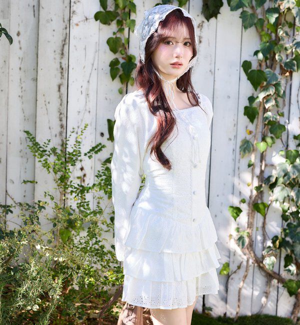  「【Denim Collection】ティアードミニワンピ」|ワンピース|