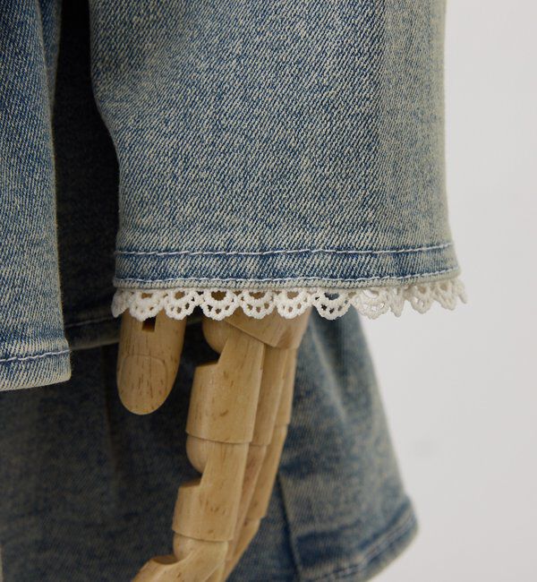  「【Denim Collection】ティアードミニワンピ」|ワンピース|