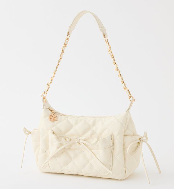  「キルティングリボンボーホーバッグ」|ショルダー・メッセンジャー|