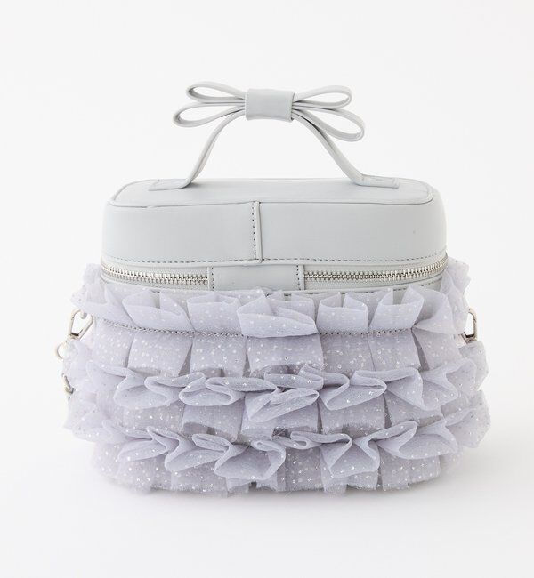  「チュールフリルリボンバニティバッグ」|ショルダー・メッセンジャー|