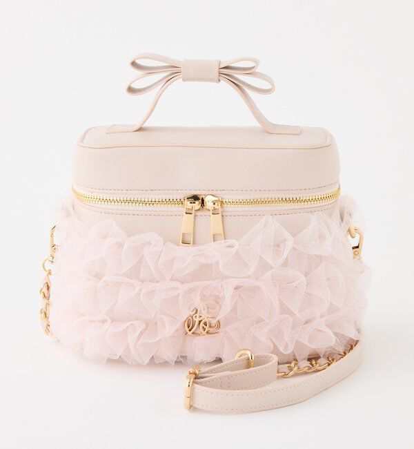  「チュールフリルリボンバニティバッグ」|ショルダー・メッセンジャー|