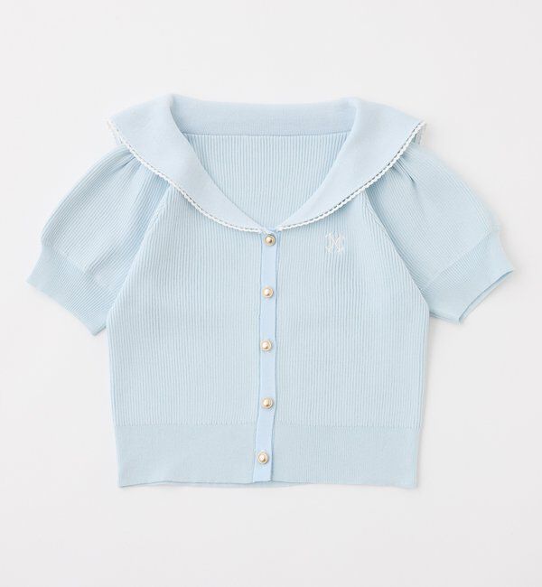  「セーラー半袖ニット」|ニット・セーター|