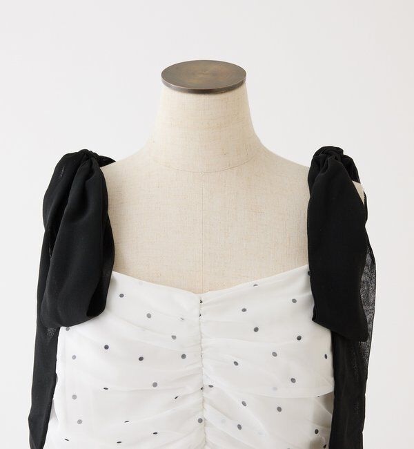  「カーディガンセット配色ワンピース」|ワンピース|