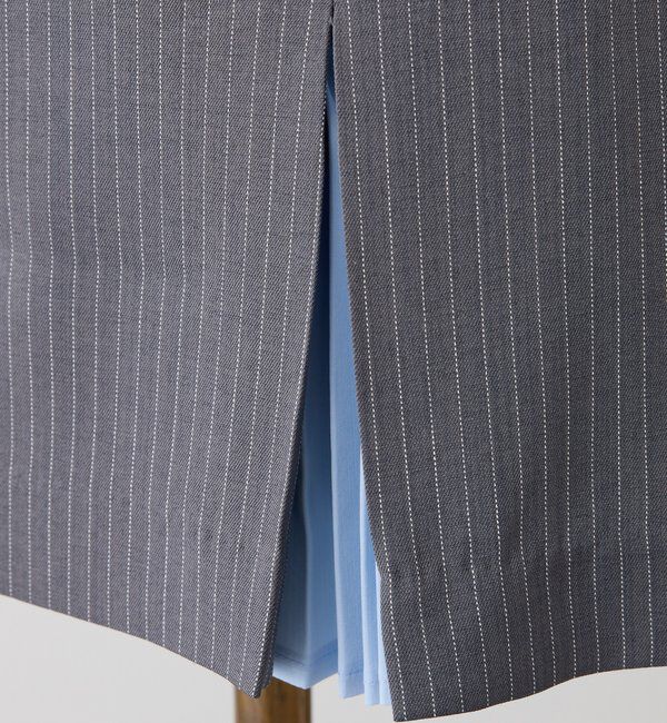  「【セットアップ可能】配色プリーツスカート/SMサイズ展開あり」|スカート|