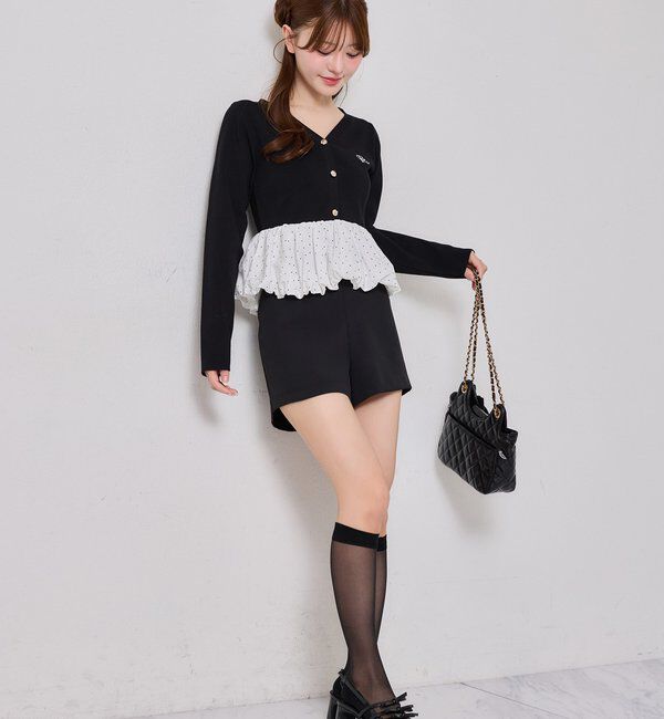  「後ろレースアップショートパンツ」|その他|