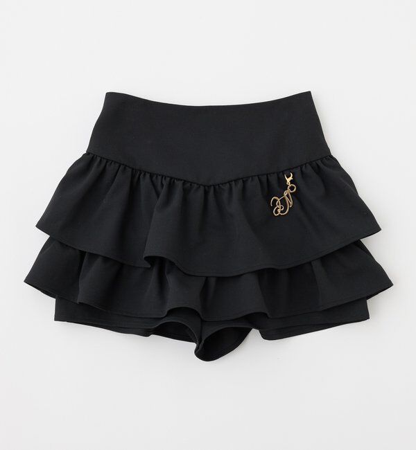  「チャーム付きティアードミニスカパン」|スカート|