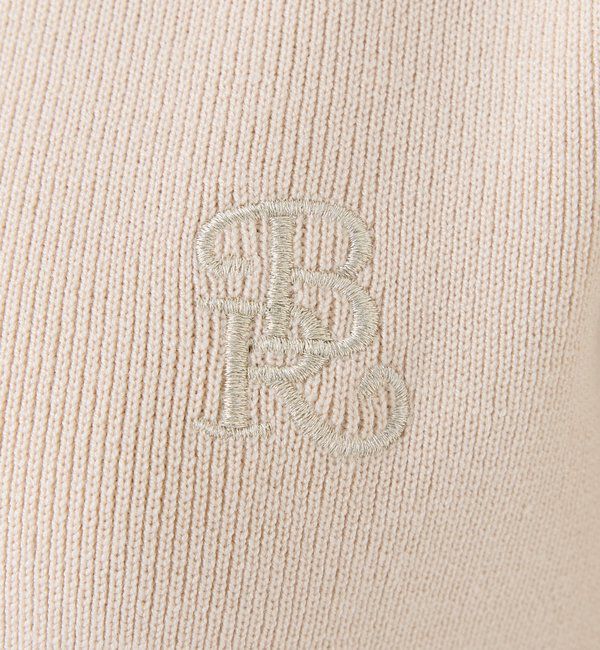  「ロゴ刺繍入りバルーントップス」|ニット・セーター|