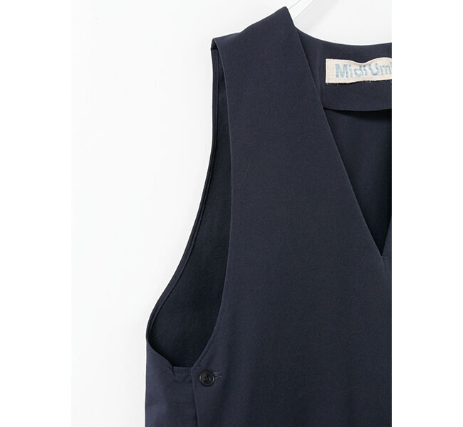 MidiUmi「MidiUmi Vネックジャンパースカート」|ワンピース|