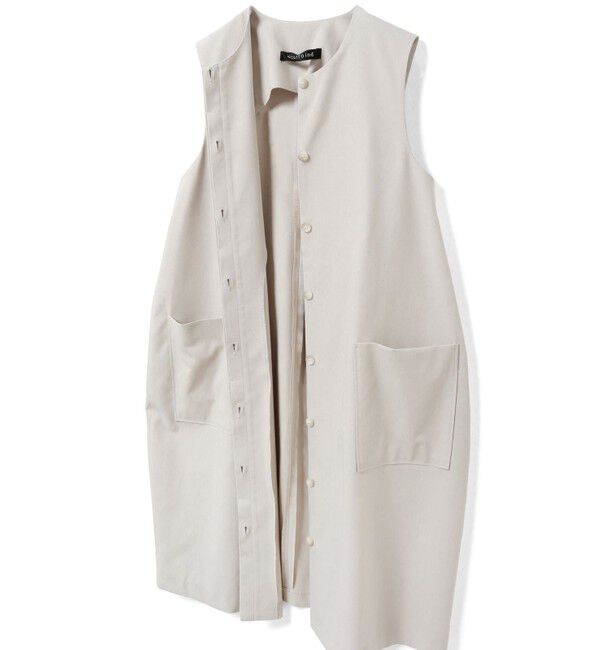 mizuiro ind「mizuiro ind フロントフライコクーンジレ」|ベスト・ジレ|