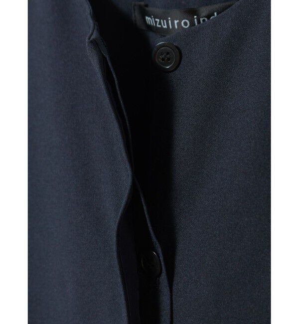 mizuiro ind「mizuiro ind フロントフライコクーンジレ」|ベスト・ジレ|