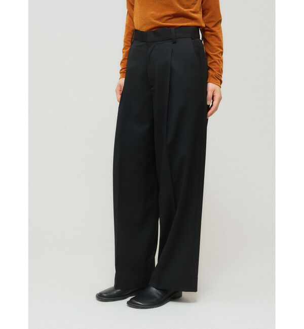 MIDIUMISOLID「MIDIUMISOLID for Ladies ストレートスラックス」|スラックス|