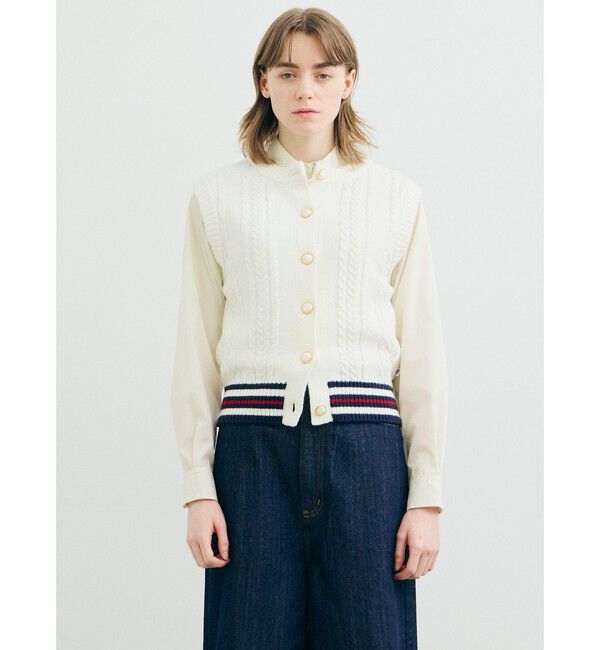 MARMARMAR「MARMARMAR FILAニットベスト」|ベスト・ジレ|