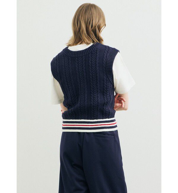 MARMARMAR「MARMARMAR FILAニットベスト」|ベスト・ジレ|