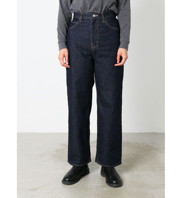 MARMARMAR「MARMARMAR ハイウエストストレートデニムパンツ」|デニム|