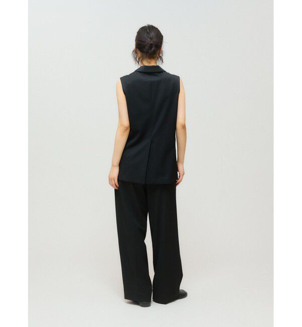 MIDIUMISOLID「MIDIUMISOLID for Ladies ウエストシェイプテーラードジレ」|ベスト・ジレ|