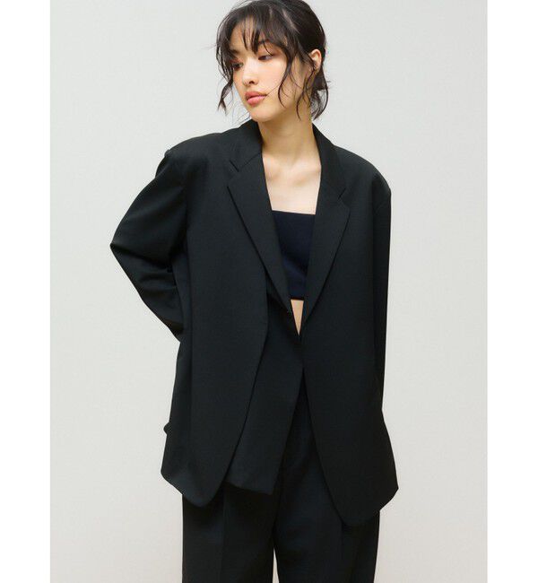 MIDIUMISOLID「MIDIUMISOLID for Ladies ウエストシェイプテーラードジレ」|ベスト・ジレ|