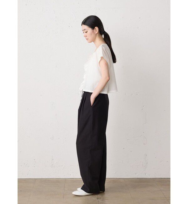 MidiUmi「MidiUmi ピンタックレースベスト」|ベスト・ジレ|