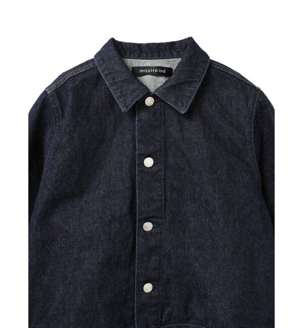 mizuiro ind「mizuiro ind コンパクトデニムジャケット」|デニムジャケット|