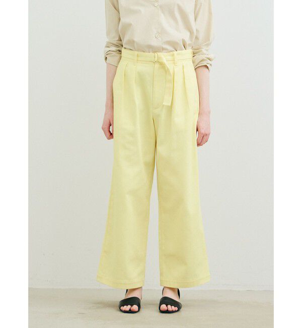 MARMARMAR「MARMARMAR ドリルツータックトラウザーズ」|その他|