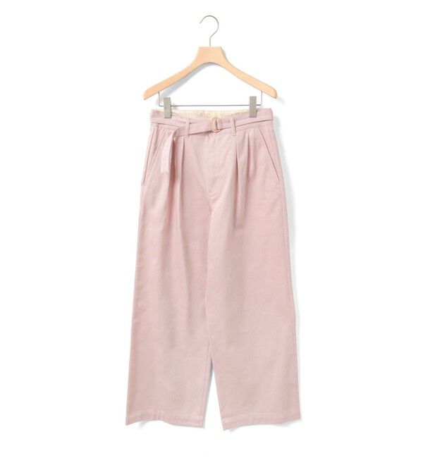 MARMARMAR「MARMARMAR ドリルツータックトラウザーズ」|その他|ピンク