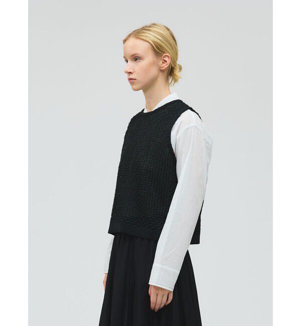 mizuiro ind「mizuiro ind パターンシアーベスト」|ベスト・ジレ|