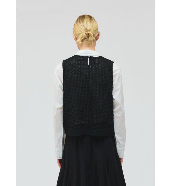 mizuiro ind「mizuiro ind パターンシアーベスト」|ベスト・ジレ|