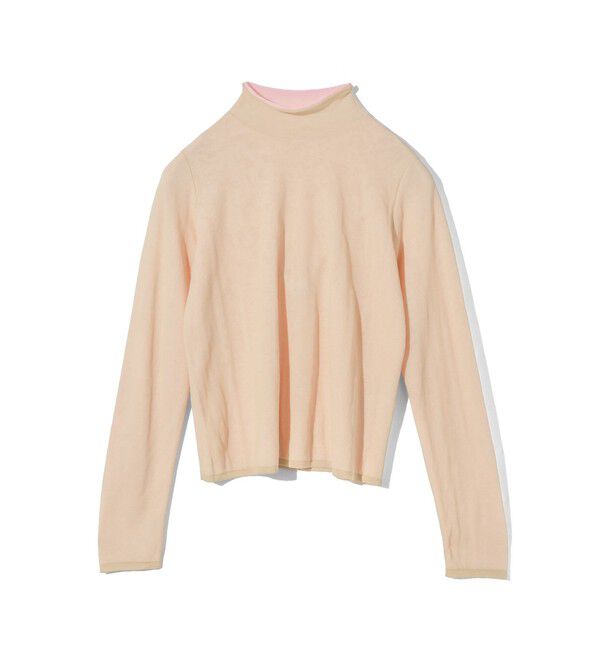 MIDIUMISOLID「MIDIUMISOLID for Ladies シアーレイヤードタートルネックプルオーバー」|Tシャツ・カットソー|