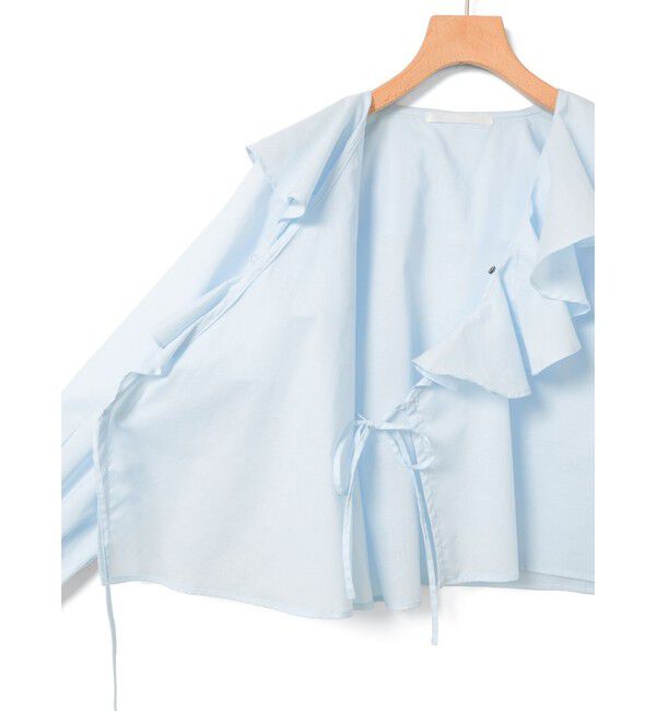 MARMARMAR「MARMARMAR ラッフルフリルカシュクールブラウス」|シャツ・ブラウス|