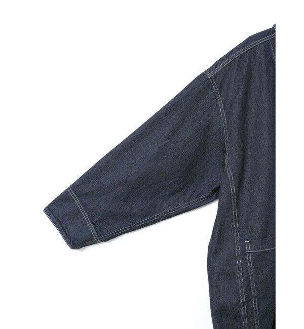 mizuiro ind「mizuiro ind ワイドデニムカバーオール(ONEWASH)」|デニムジャケット|