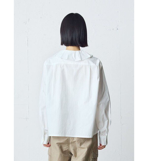 MidiUmi「MidiUmi タックカラーシャツ」|シャツ・ブラウス|