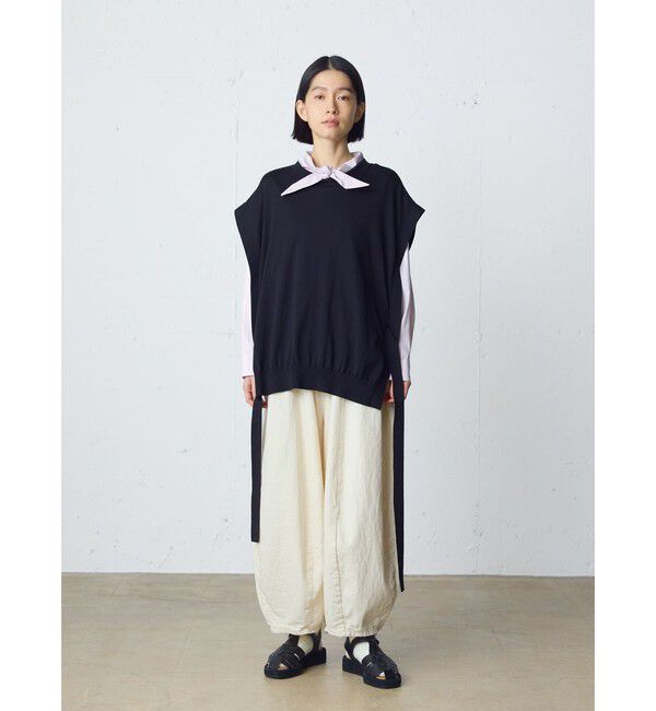 MidiUmi「MidiUmi サイドリボンベスト」|ベスト・ジレ|