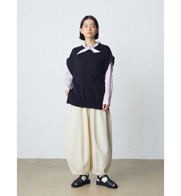 MidiUmi「MidiUmi サイドリボンベスト」|ベスト・ジレ|