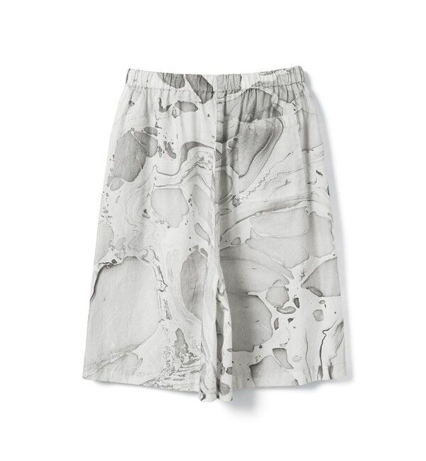 mizuiro ind「mizuiro ind マーブルプリントキュロットパンツ」|その他|